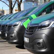 Už ES lėšas pasieniečiai įsigijo 12 naujų mikroautobusų