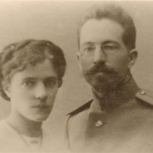A. Timinskis su žmona Vera apie 1922 m.