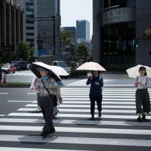 Japonijoje beprecedentė karščio banga pareikalavo 65 gyvybių