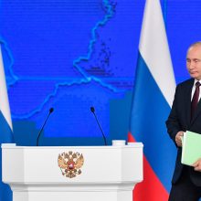 Metinis pranešimas: V. Putinas žada pagerinti rusų gyvenimo sąlygas