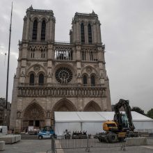 Su prancūzais bus tariamasi dėl Dievo Motinos katedros atstatymo