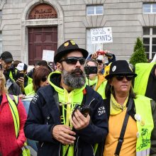 „Geltonųjų liemenių“ protestas Prancūzijoje silpsta?
