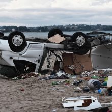 Graikiją užklupo tornadai ir galingos audros – žuvo septyni turistai