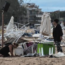 Graikiją užklupo tornadai ir galingos audros – žuvo septyni turistai