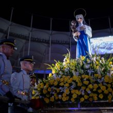 Brazilijoje tūkstančiai tikinčiųjų pagerbė pirmąją šalies šventąją