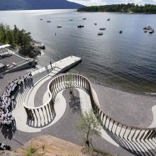 Norvegijoje atidarytas memorialas žudynių Utiojoje aukoms atminti