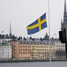 Švedija tylos minute pagerbė išpuolio aukas