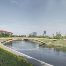 Pritarta naujo pėsčiųjų tilto projektui Vilniuje