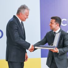 G. Nausėdai įteiktas Ukrainos valstybės apdovanojimas – Jaroslavo išmintingojo ordinas
