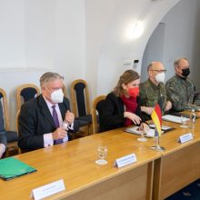 Krašto apsaugos viceministras su Vokietijos ministerijos atstove aptarė saugumo situaciją