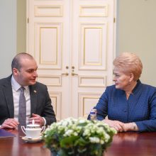 D. Grybauskaitė: Lietuva buvo, yra ir bus artima Sakartvelo draugė