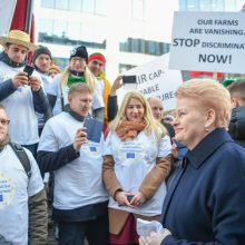 D. Grybauskaitė Briuselyje kovos už Lietuvos ūkininkus 