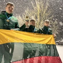 Lietuvos sportininkams – Europos bavariško akmenslydžio metimų į tolį čempionato bronza