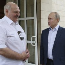 Rusijoje kilus „Wagner“ maištui V. Putinas kalbėjosi su Baltarusijos lyderiu