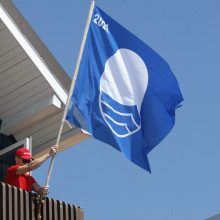 Klaipėdos paplūdimiuose plevėsuos mėlynoji vėliava