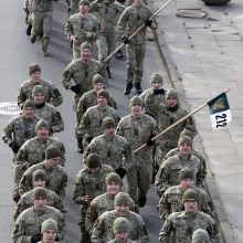 Įstojimo į NATO metinių proga – kariškių bėgimas