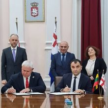 Klaipėdos ir Batumio merai pasirašė ketinimų protokolą