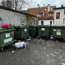 Klaipėdos centre iškuoptas dar vienas šiukšlynas