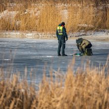 Pareigūnų reidai – ir prie vandens telkinių