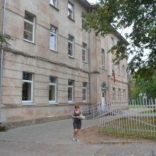 Kybartų buvusi gimnazija, kurioje paskutinį vakarą Lietuvoje buvojo prezidentas.