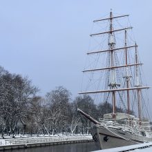 Sniego spąstuose atsidūrusios Klaipėdos meras – kelininkams: tiesiu taikymu – į gatves