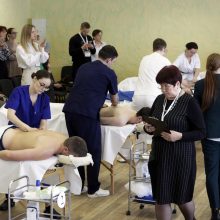 Klaipėdos profesinio mokymo centre išrinkti geriausi masažuotojai