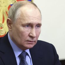 Kremlius: V. Putinui skaudu dėl pamaskvyje surengto išpuolio, net jei to ir nesimato