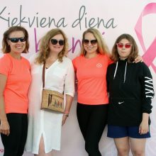 „Moterų bėgime“ – linkėjimai vėžiu sergančioms moterims
