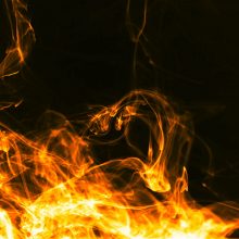 Per gaisrą Kretingos rajone žuvo vyras