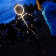 Paskutinę vasaros naktį – tikras bėgikų vakarėlis Kaune