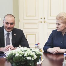 D. Grybauskaitė: Lietuva buvo, yra ir bus artima Sakartvelo draugė