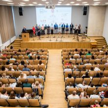Kaunas apdovanojo universitetuose ir teatruose žinias kaupusius gabiausius vaikus