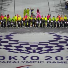 Paralimpiados uždarymu baigėsi aštuonerius metus trukusi Tokijo olimpinė saga