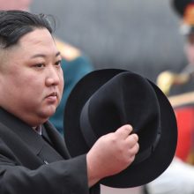 Šiaurės Korėjos lyderis Kim Jong Unas atvažiavo į Rusiją