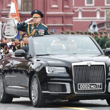 Per Pergalės dienos paradą V. Putinas gyrė Rusijos karinę galią