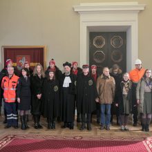 Vilnius jau švenčia: iškeltos vėliavos, atidaryta paroda