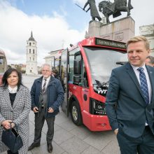 Vilniuje važinės penki elektra varomi autobusai