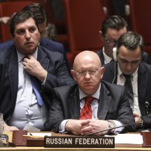 JAV ir Rusija Jungtinėse Tautose susirėmė dėl sankcijų Pchenjanui 