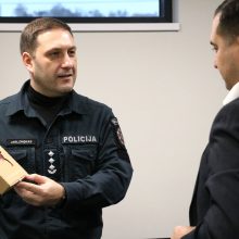 Kauno policijos pareigūnų darbu domėjosi kolegos iš Moldovos