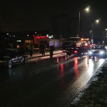 Šiaurės prospekte avariją sukėlė neblaivus „Volvo“ vairuotojas 