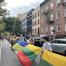 Ukrainos Nepriklausomybės dienos proga – „Baltijos kelias“ Niujorke