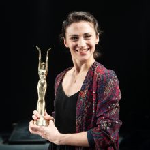 Už pasišventimą teatrui „Laisvės“ skulptūra apdovanota aktorė I. Patkauskaitė