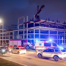 Įgriuvus Vilniuje statomo verslo centro pastato konstrukcijoms, pradėtas tyrimas