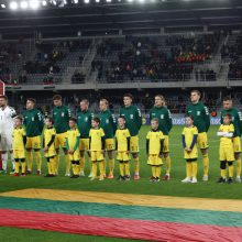 Puikiai žaidusi Lietuvos futbolo rinktinė nenusileido Vengrijai