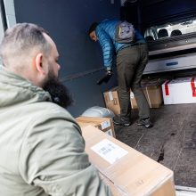 Muziejų paramos akcijoje nupirktos restauravimo priemonės išvežamos į Ukrainą 