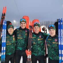 Lietuvos biatlono vyrų estafetės komanda – tarp aštuonių pajėgiausių pasaulyje!