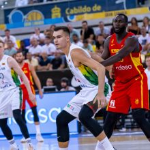 D. Sabonio ir I. Brazdeikio vedama Lietuvos krepšinio rinktinė išlaikė pasaulio čempionų testą