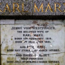 Londone vandalai išniekino K. Marxo antkapinį paminklą