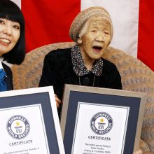 116 metų japonė oficialiai pripažinta seniausiu pasaulio žmogumi