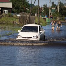 Potvynių nuniokotoje Irkutsko srityje V. Putinas paskelbė nepaprastąją padėtį